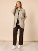 Café Longline Cardigan - Latte rc&co