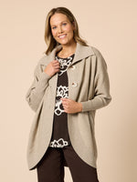 Café Longline Cardigan - Latte