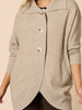 Café Longline Cardigan - Latte rc&co