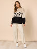 Mimi Print Knit - Natural/Black rc&co