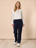 Urban City Straight Leg Pant  - Navy