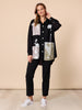 Celine Floral Print Shirt - Black