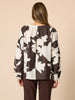 Toulouse Floral Print Top - Coffee Ivory rc&co