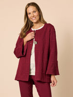 Alpha Script Jacket - Shiraz