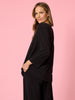 Traveller V Neck Top - Black RC&CO