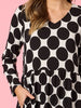 Tres Bien Spot Print Dress - Black/White RC&CO