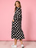 Tres Bien Spot Print Dress - Black/White RC&CO