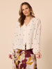 Allegra Sequin Spot Top -Ivory rc&co