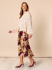Allegra Sequin Spot Top -Ivory rc&co