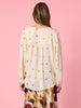 Allegra Sequin Spot Top -Ivory rc&co