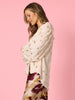 Allegra Sequin Spot Top -Ivory rc&co