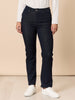 The Retro Cuff Straight Leg Jean - Dark Denim