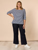 Hudson High Rise Wide Leg Jean - Dark Denim