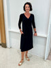 Traveller Long Sleeve Dress - Black