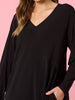 Traveller Long Sleeve Dress - Black