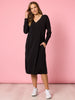 Traveller Long Sleeve Dress - Black