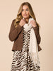 Cosy Fringe Scarf - Chalk