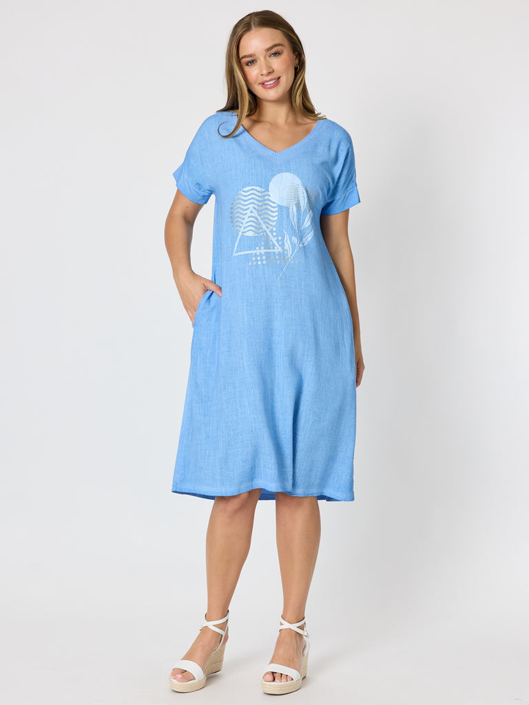The Elements Dress - Blue