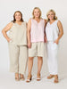 Tilly Linen Camisole - White