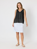 Tilly Linen Camisole - Black
