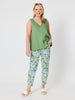 Tilly Linen Camisole - Fern