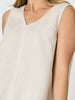 Tilly Linen Camisole - Natural