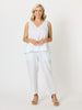 Tilly Linen Camisole - White