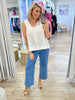Hudson Wide Leg Crop Jean - Denim