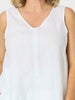 Tilly Linen Camisole - White