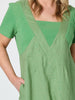 Le Marais Linen Midi Dress - Fern