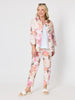 Amalfi Floral Rose Print Shirt - Pink/Multi