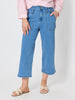 Hudson Wide Leg Crop Jean - Denim rc&co