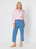 Hudson Wide Leg Crop Jean - Denim rc&co