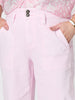Hudson Wide Leg Crop Jean - Pale Pink rc&co
