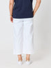 Hudson Wide Leg Crop Jean - White