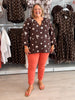 Zara Stretch Pant - Ginger