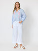 Coral Coast Embroidered Top - Pale Blue