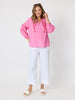 Coral Coast Embroidered Top - Rose