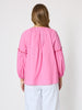 Coral Coast Embroidered Top - Rose