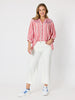 Seaport Embroidered Stripe Top - Red White RC&CO