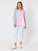 Miramar Stripe Print Shirt  - Lipstick Multi