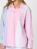 Miramar Stripe Print Shirt  - Lipstick Multi