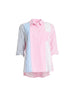 Miramar Stripe Print Shirt  - Lipstick Multi