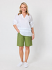 Jordan Linen Short - Fern