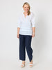 Kate Linen Top - White
