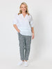 Kate Linen Top - White