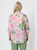 Desert Oasis Floral Print Sheer Shirt - Musk Multi rc&co