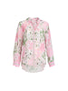 Desert Oasis Floral Print Sheer Shirt - Musk Multi rc&co