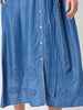 Oasis Embroidered Denim Dress - Denim rc&co