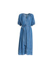 Oasis Embroidered Denim Dress - Denim rc&co